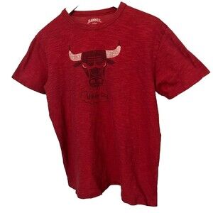 '47 Chicago Bulls Men's Small Red Windy City Bulls Logo Short Sleeve T-Shirt